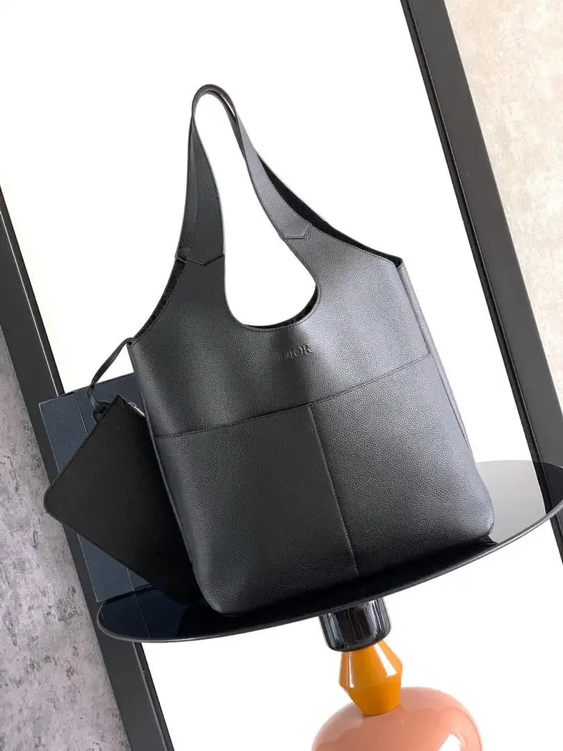Dior 1LLSH276 Priv¨¦ Tote Bag Black Dior Icons Calfskin