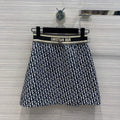 Dior 221J38 Spring/Summer Classic Jacquard Miniskirt - 36 - View 1