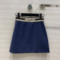 Dior 221J39 Spring/Summer Classic Miniskirt Blue - 36 - View 1