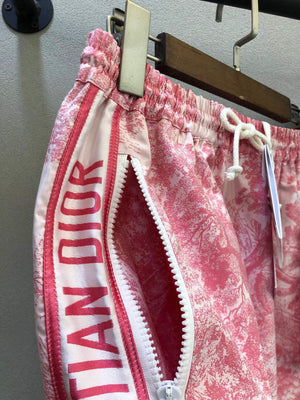 Dior 221J40 Spring/Summer Classic Print Miniskirt pink - 36 - View 3