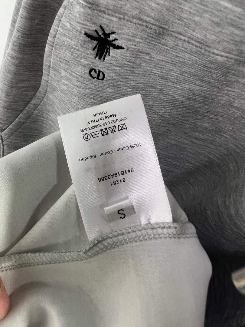 Dior 241R49 Mid Length Belted Dress Gray