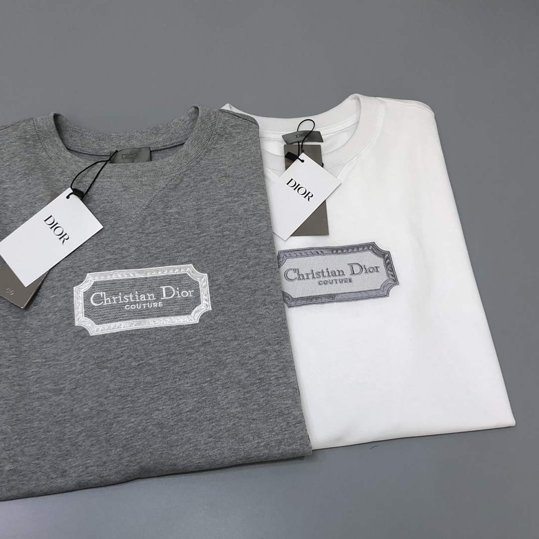 Dior 243J685 Christian Dior Couture Relaxed Fit T-shirt D65840