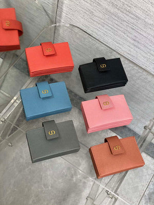 Dior 30 MONTAIGNE 5-Gate Card Holder Organ Card Holder S2058 Grained Calfskin D0012 - Default Title - View 2
