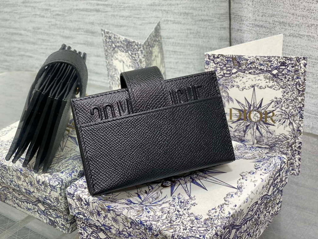 Dior 30 MONTAIGNE 5-Gate Card Holder Organ Card Holder S2058 Grained Calfskin D0012