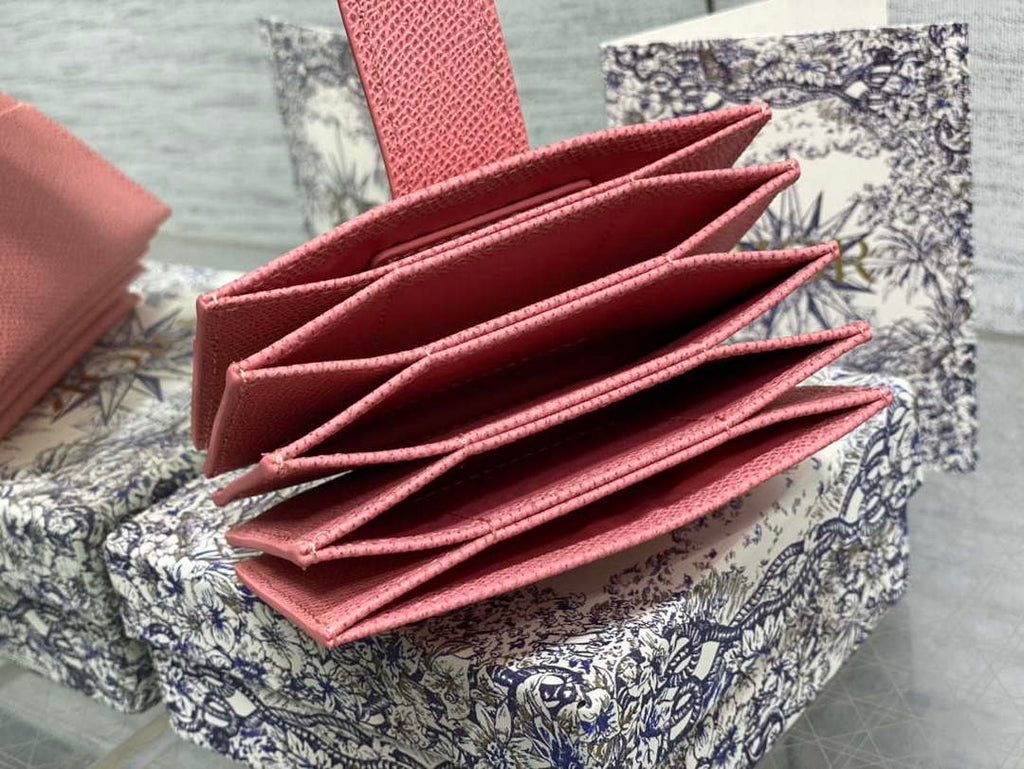 Dior 30 MONTAIGNE 5-Gate Card Holder Organ Card Holder S2058 Grained Calfskin D0013