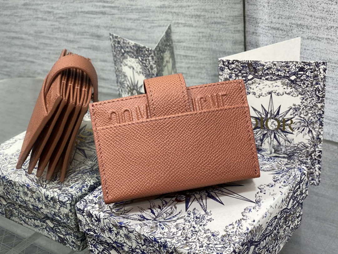 Dior 30 MONTAIGNE 5-Gate Card Holder Organ Card Holder S2058 Grained Calfskin D0014 - Default Title - View 3