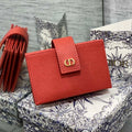 Dior 30 MONTAIGNE 5-Gate Card Holder Organ Card Holder S2058 Grained Calfskin D0015 - Default Title - View 1