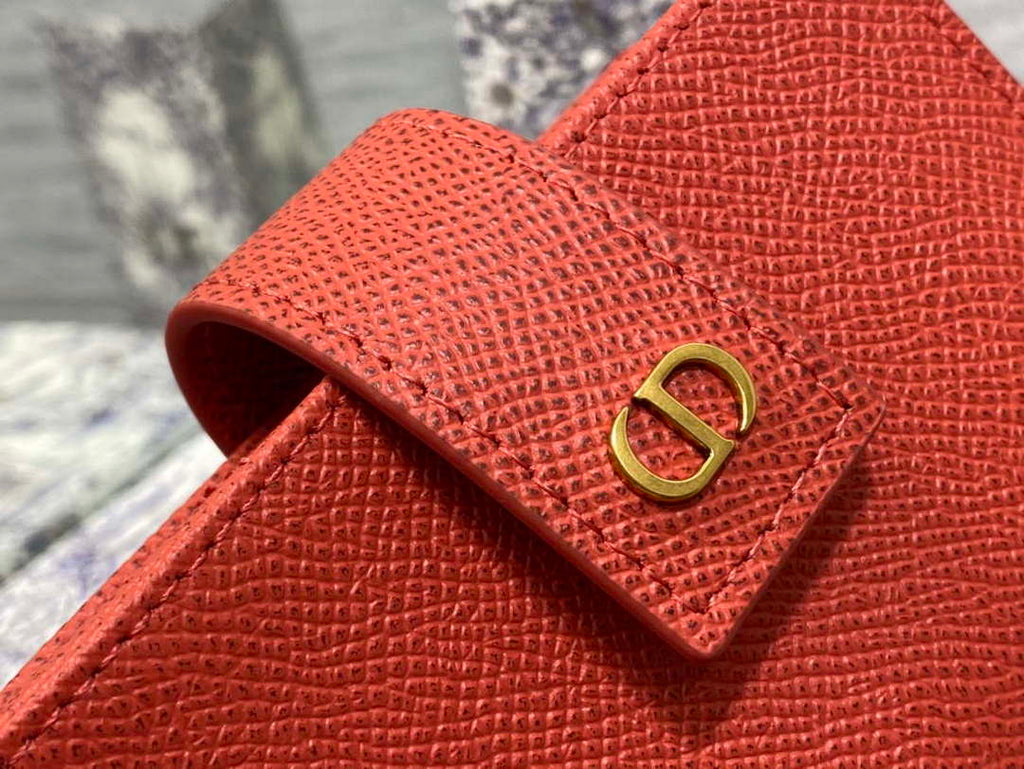 Dior 30 MONTAIGNE 5-Gate Card Holder Organ Card Holder S2058 Grained Calfskin D0015