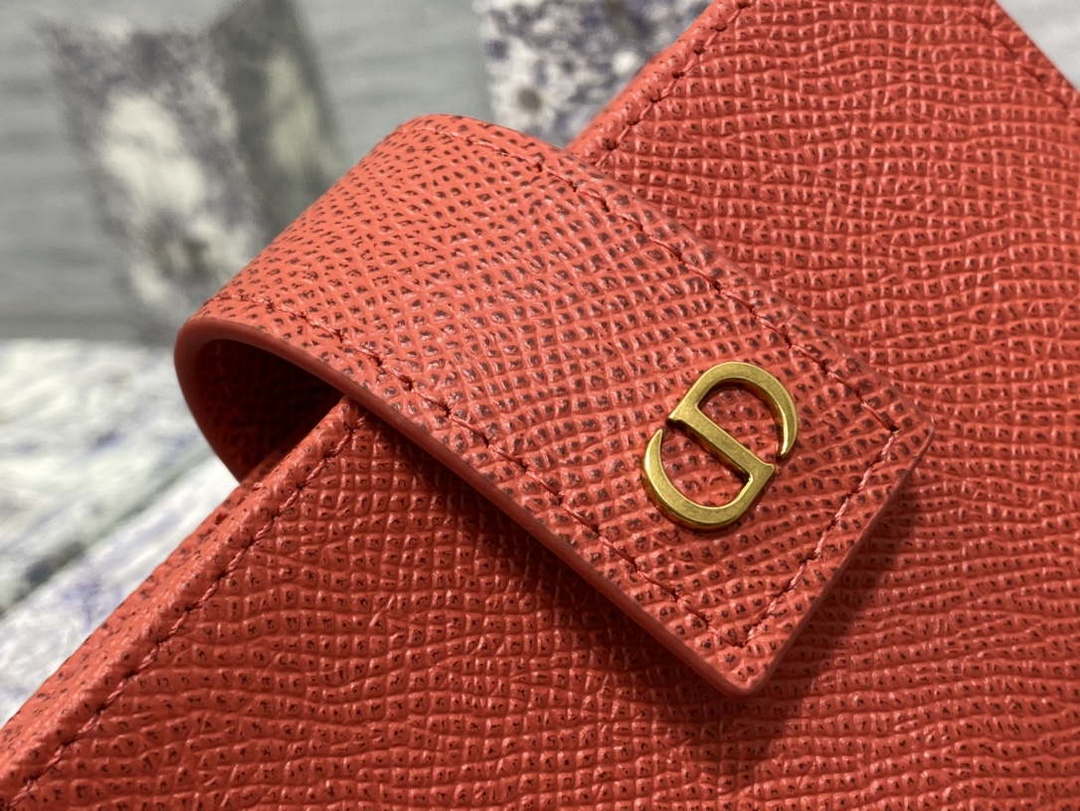 Dior 30 MONTAIGNE 5-Gate Card Holder Organ Card Holder S2058 Grained Calfskin D0015 - Default Title - View 2