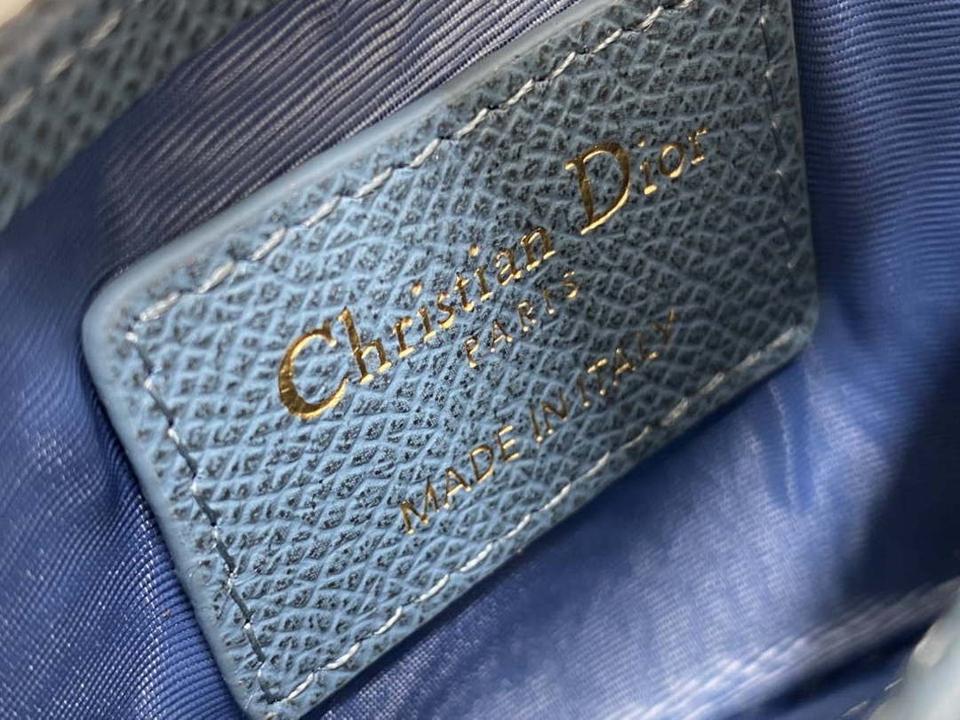 Dior 30 MONTAIGNE 5-Gate Card Holder Organ Card Holder S2058 Grained Calfskin D0016