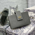 Dior 30 MONTAIGNE 5-Gate Card Holder Organ Card Holder S2058 Grained Calfskin D0017 - Default Title - View 1