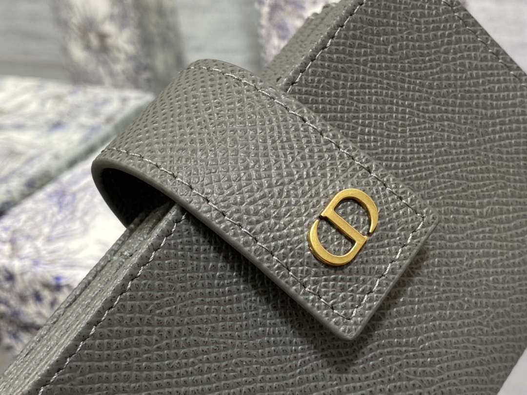 Dior 30 MONTAIGNE 5-Gate Card Holder Organ Card Holder S2058 Grained Calfskin D0017 - Default Title - View 2