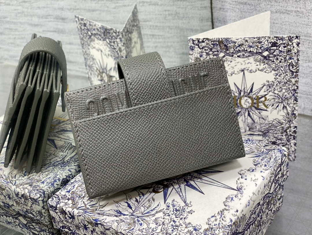 Dior 30 MONTAIGNE 5-Gate Card Holder Organ Card Holder S2058 Grained Calfskin D0017