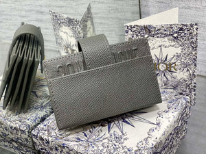 Dior 30 MONTAIGNE 5-Gate Card Holder Organ Card Holder S2058 Grained Calfskin D0017 - Default Title - View 3