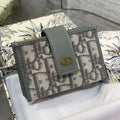 Dior 30 MONTAIGNE 5-Gate Card Holder Organ Card Holder S2058 Oblique Jacquard D0018 - Default Title - View 1
