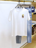 Dior 313J647 Men's Relaxed Fit Cotton Jersey T-shirt D65858