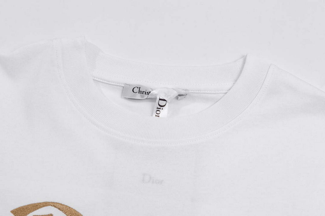 Dior 313J647 Men's Women's Relaxed Fit Cotton Jersey T-shirt D65860