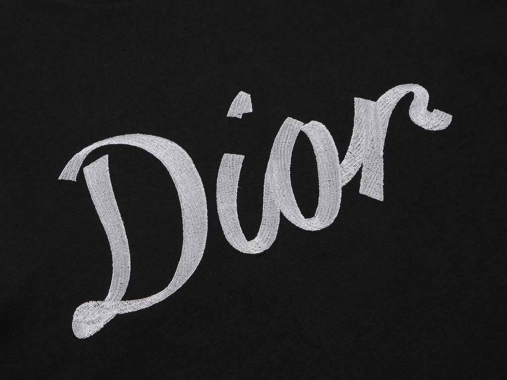 Dior 313J647 Men's Women's Relaxed Fit Cotton Jersey T-shirt D65861