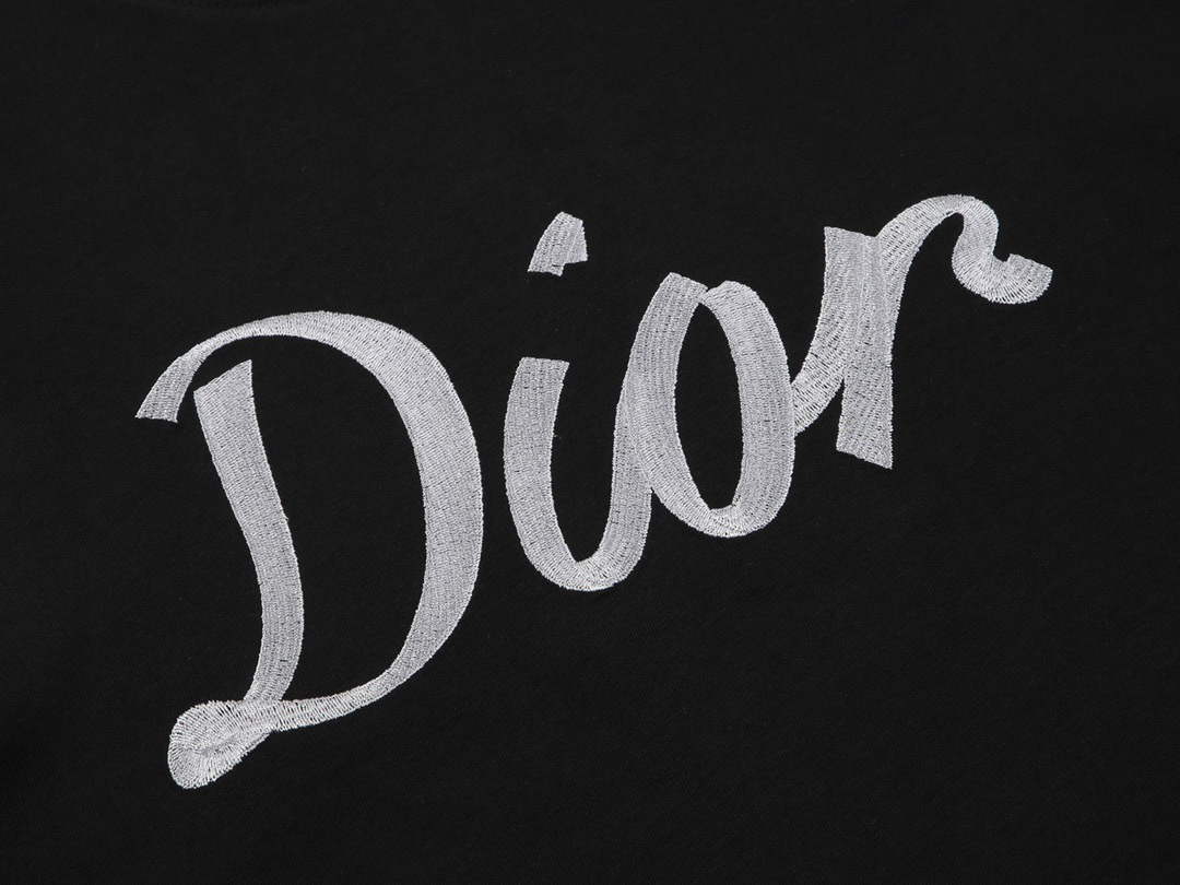 Dior 313J647 Men's Women's Relaxed Fit Cotton Jersey T-shirt D65861