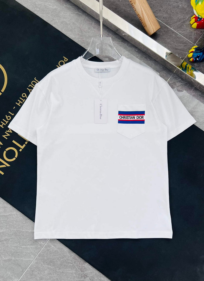Dior 313J647 Men's Relaxed Fit Cotton Jersey T-shirt D65862