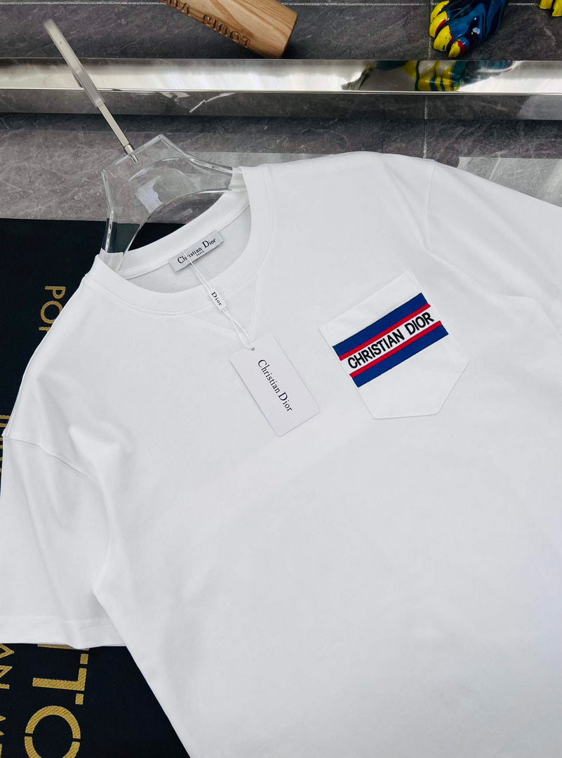 Dior 313J647 Men's Relaxed Fit Cotton Jersey T-shirt D65862