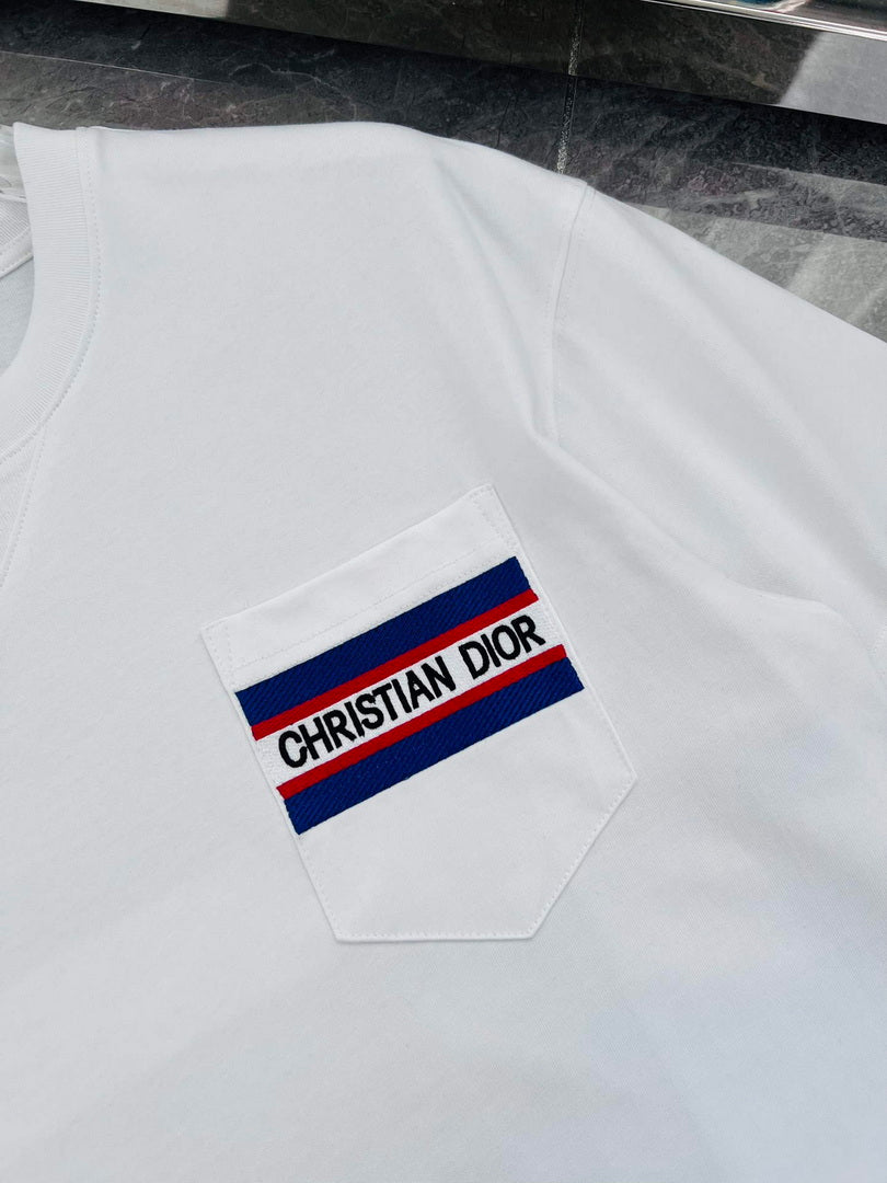 Dior 313J647 Men's Relaxed Fit Cotton Jersey T-shirt D65862