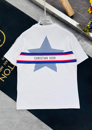 Dior 313J647 Men's Relaxed Fit Cotton Jersey T-shirt D65862 - M - View 7
