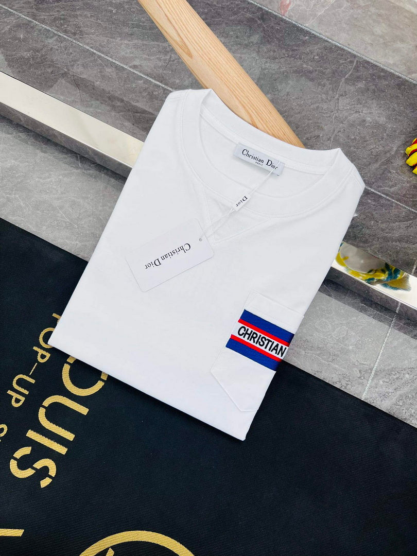 Dior 313J647 Men's Relaxed Fit Cotton Jersey T-shirt D65862
