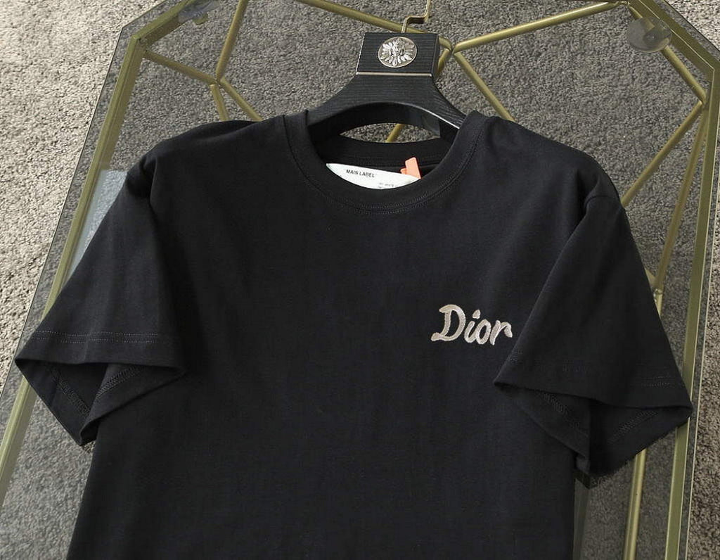 Dior 313J647 Men's Relaxed Fit Cotton Jersey T-shirt D65864