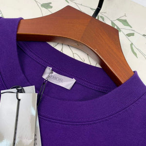 Dior 313J696 Men's Women's Relaxed Fit Cotton Jersey T-shirt D65843 - S - View 4