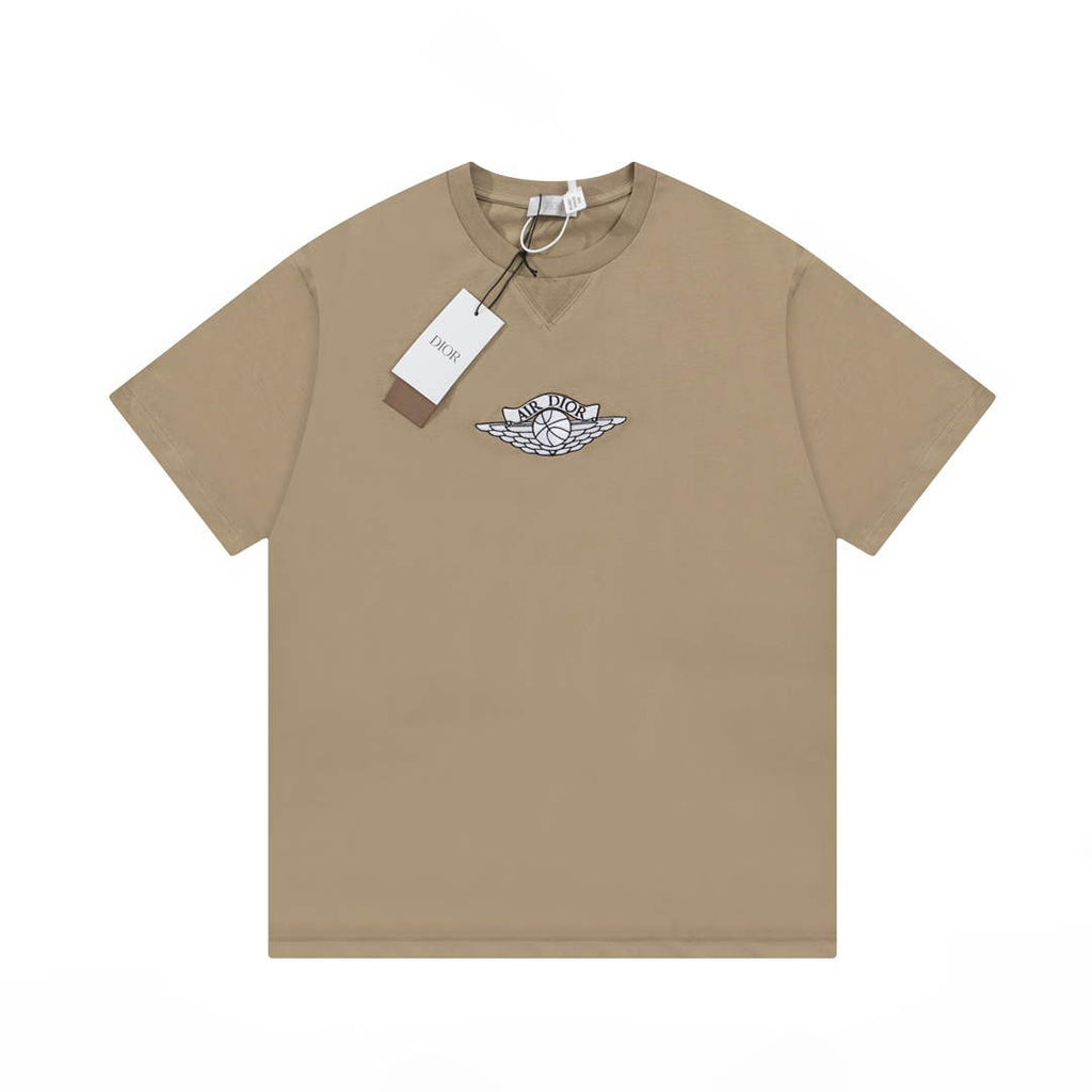 Dior 313J696 Men's Women's Relaxed Fit Cotton Jersey T-shirt D65846