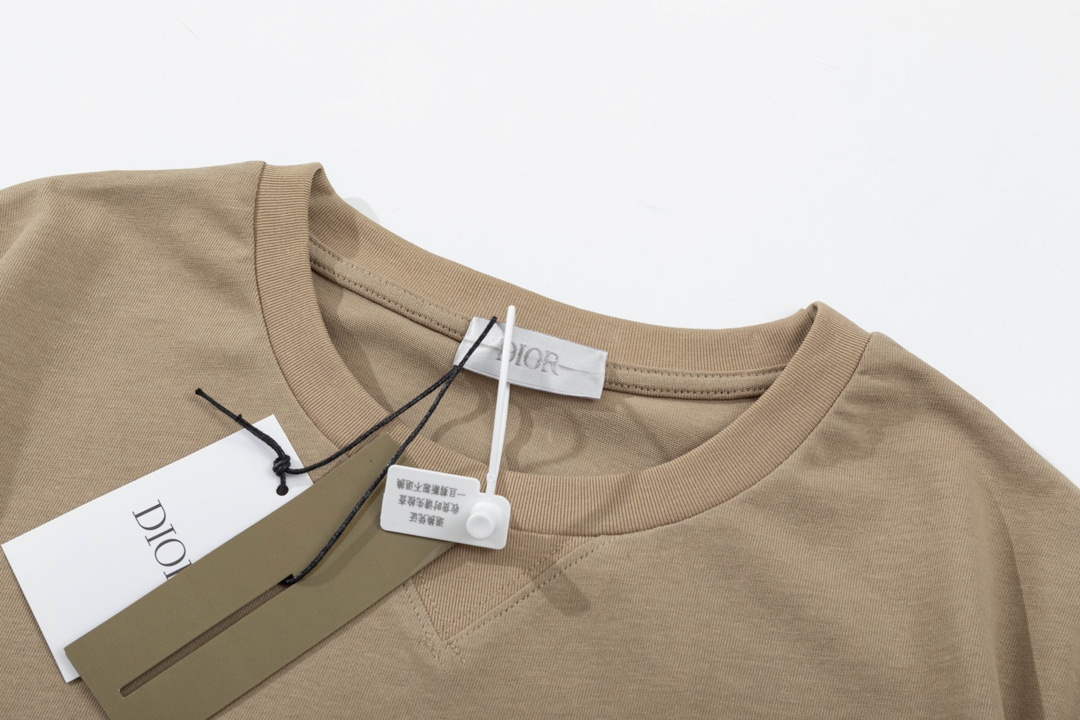 Dior 313J696 Men's Women's Relaxed Fit Cotton Jersey T-shirt D65846
