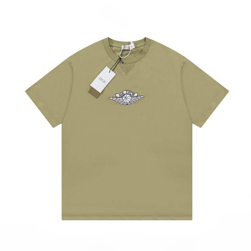Dior 313J696 Men's Women's Relaxed Fit Cotton Jersey T-shirt D65847