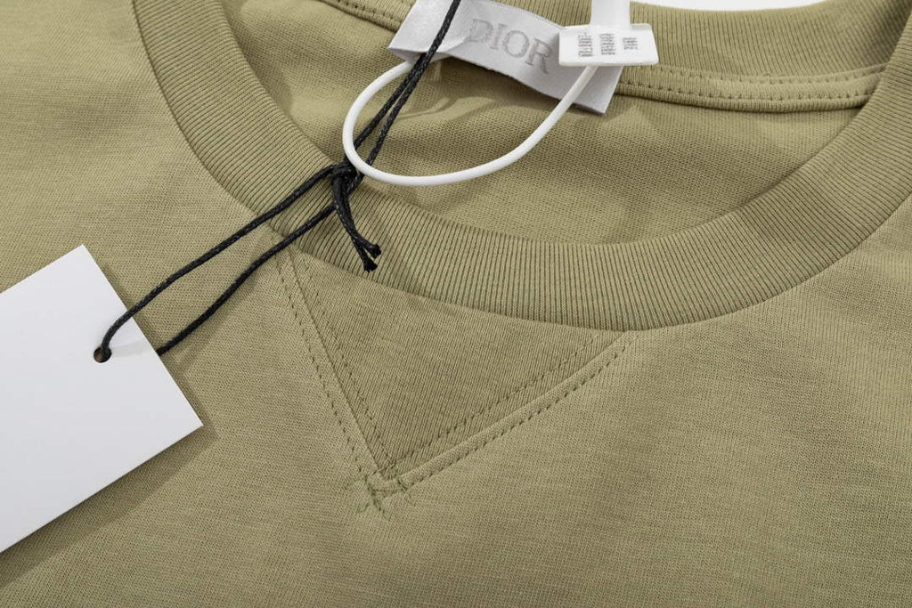 Dior 313J696 Men's Women's Relaxed Fit Cotton Jersey T-shirt D65847