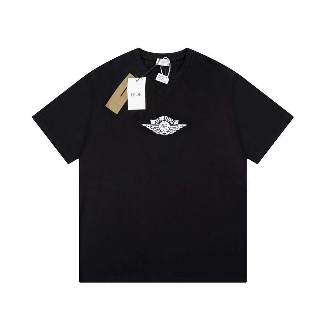 Dior 313J696 Men's Women's Relaxed Fit Cotton Jersey T-shirt D65848