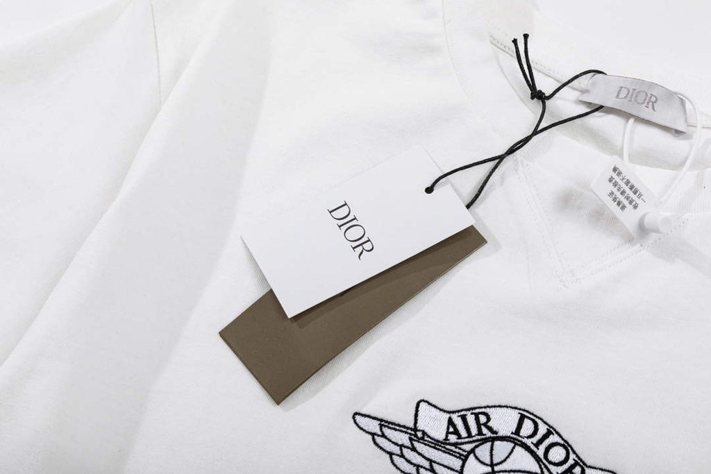 Dior 313J696 Men's Women's Relaxed Fit Cotton Jersey T-shirt D65849