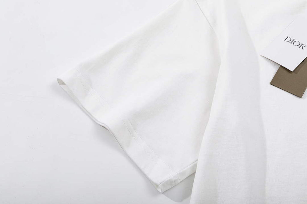 Dior 313J696 Men's Women's Relaxed Fit Cotton Jersey T-shirt D65849