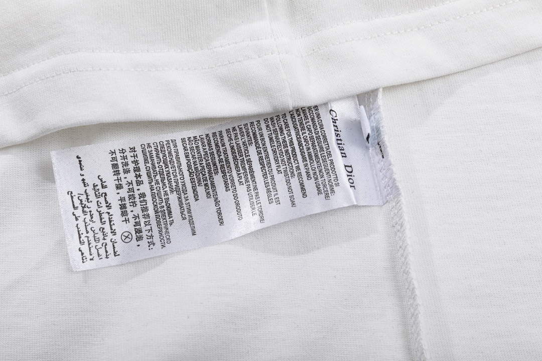 Dior 313J696 Men's Women's Relaxed Fit Cotton Jersey T-shirt D65849