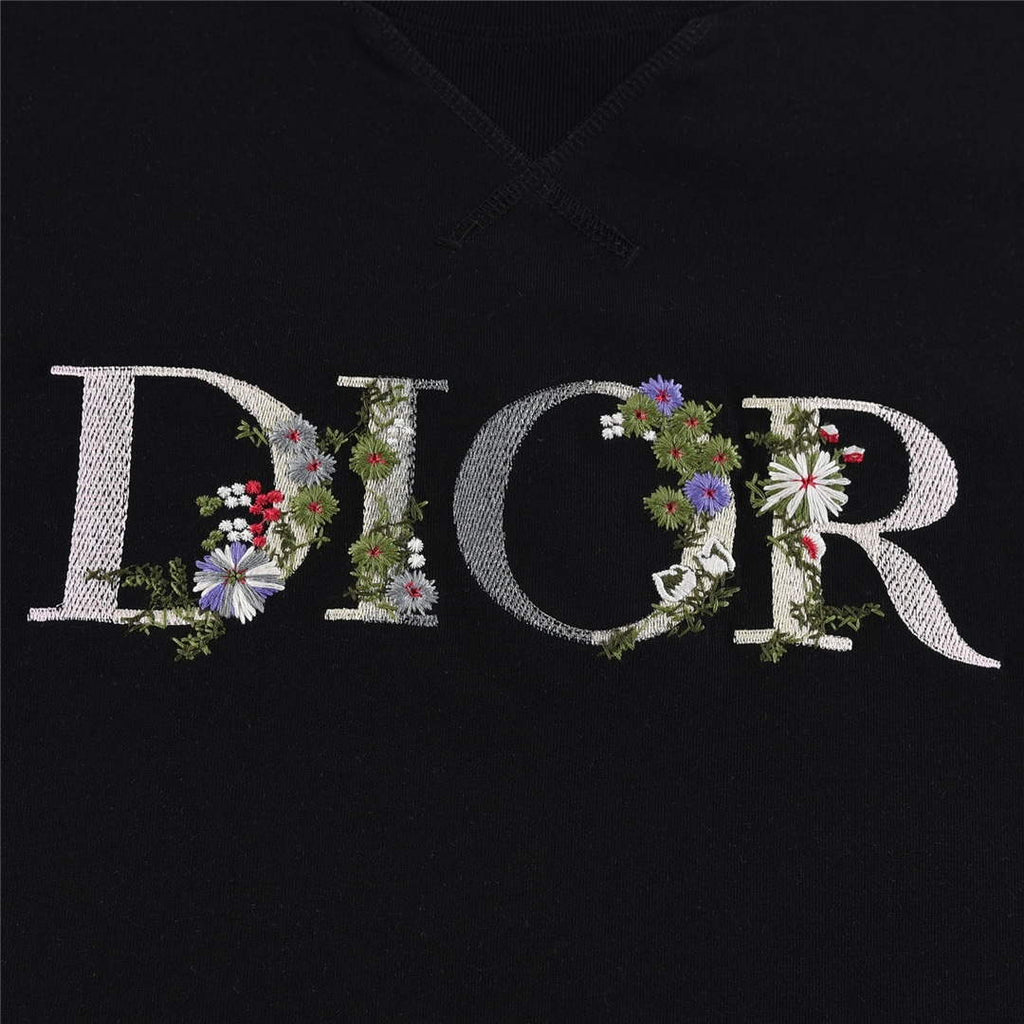 Dior 313J696 Men's Women's Relaxed Fit Cotton Jersey T-shirt D65850