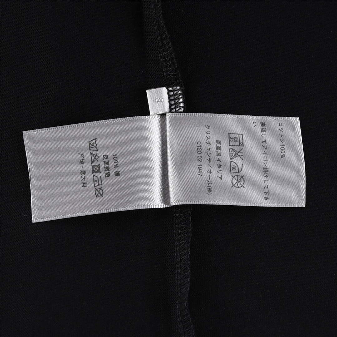 Dior 313J696 Men's Women's Relaxed Fit Cotton Jersey T-shirt D65850