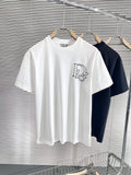 Dior 313J696 Men's Women's Relaxed Fit Cotton Jersey T-shirt D65852