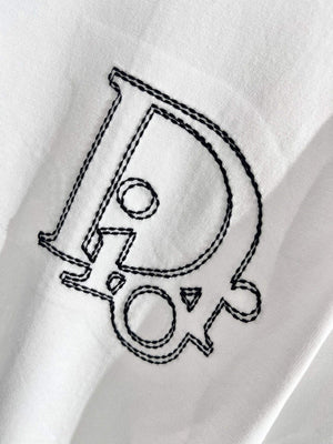 Dior 313J696 Men's Women's Relaxed Fit Cotton Jersey T-shirt D65852 - S - View 5