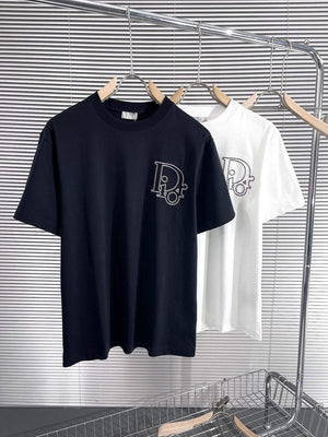 Dior 313J696 Men's Women's Relaxed Fit Cotton Jersey T-shirt D65852 - S - View 9