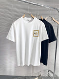 Dior 313J696 Men's Women's Relaxed Fit Cotton Jersey T-shirt D65855