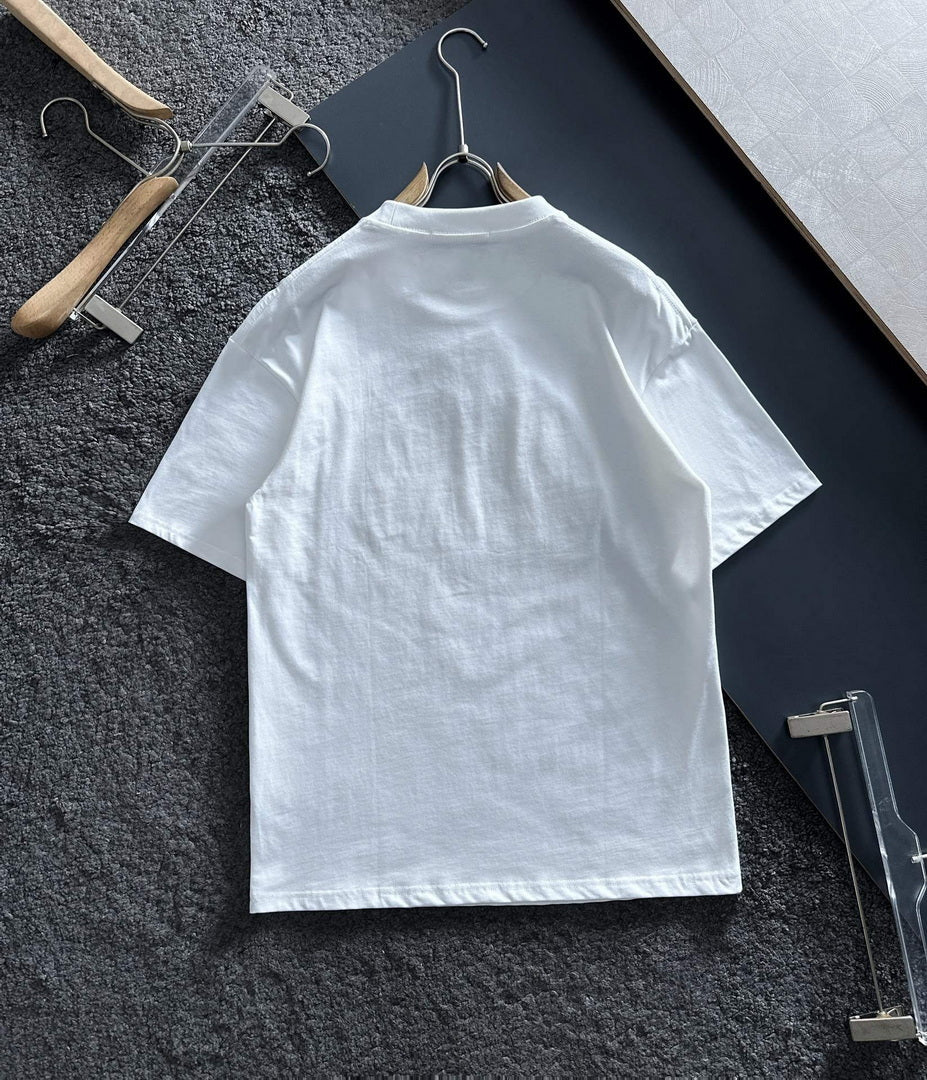 Dior 313J696 Men's Women's Relaxed Fit Cotton Jersey T-shirt D65856