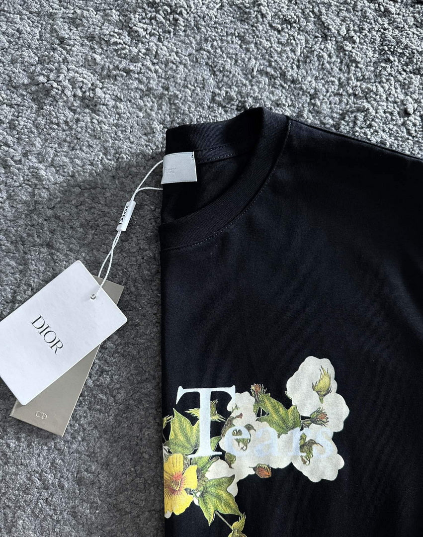 Dior 313J696 Men's Women's Relaxed Fit Cotton Jersey T-shirt D65857