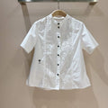 Dior 322B46 Women¡¯s short blouse with buttons D38544 - S - View 1