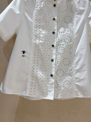 Dior 322B46 Women¡¯s short blouse with buttons D38544 - S - View 3