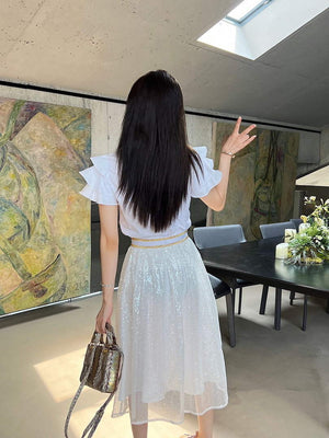 Dior  841J50 Women¡¯s Sequined Skirt Clothing D38542 - S - View 2