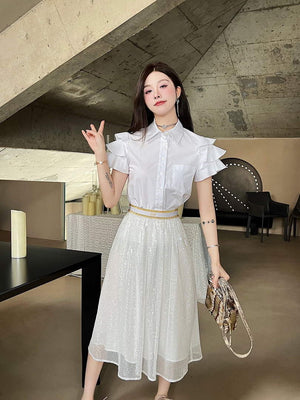 Dior  841J50 Women¡¯s Sequined Skirt Clothing D38542 - S - View 7